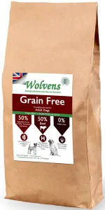 Wolvens Grain Free Adult Beef with Sweet Potato & Carrot.