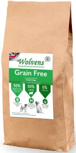 Wolvens Grain Free Adult Lamb with Sweet Potato & Mint