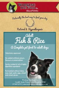 Working Dog Food Co. Adult Fish & Rice